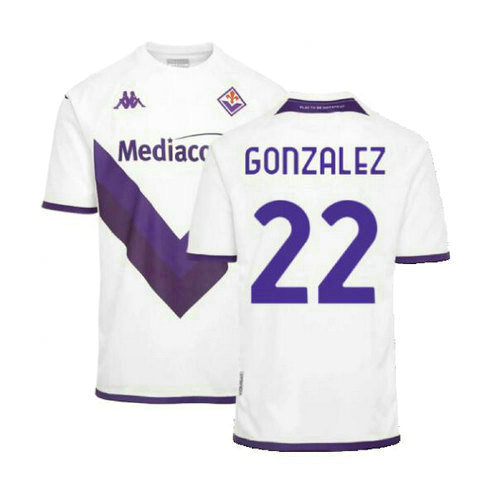 seconda maglia gonzalez 22 fiorentina 2022-2023 uomo