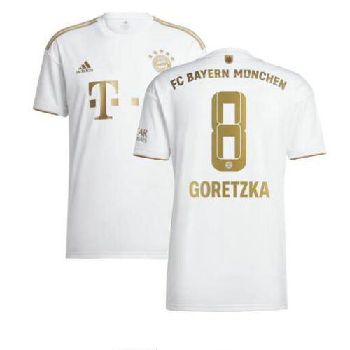 seconda maglia goretzka 8 bayern münchen 2022-2023 uomo