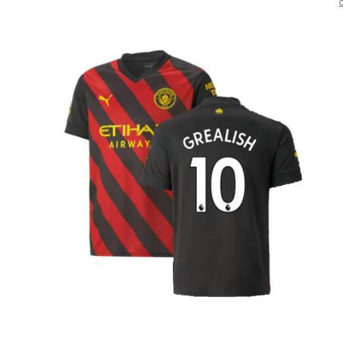 seconda maglia grealish 10 manchester city 2022-2023 uomo