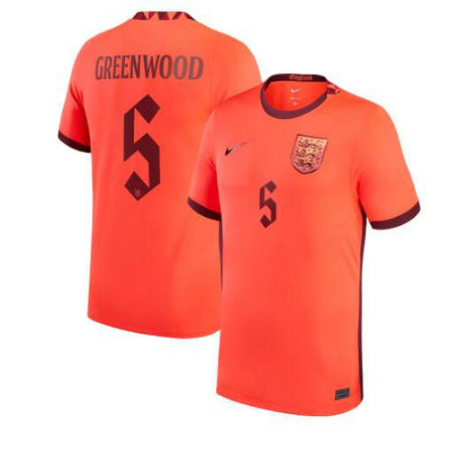 seconda maglia greenwood 5 inghilterra 2022-2023 uomo