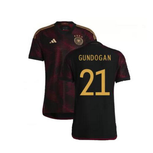 seconda maglia gundogan 21 germania 2022 uomo