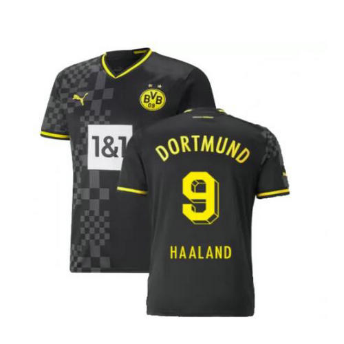 seconda maglia haaland 9 borussia dortmund 2022-2023 uomo