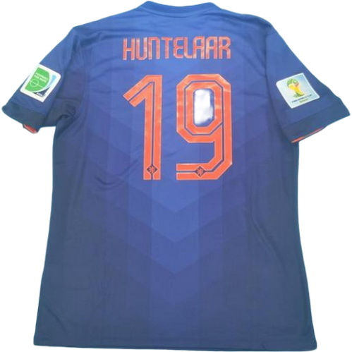 seconda maglia huntelaar 19 olanda copa mundial 2014 blu uomo