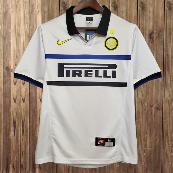 seconda maglia inter 1998-99 bianco uomo