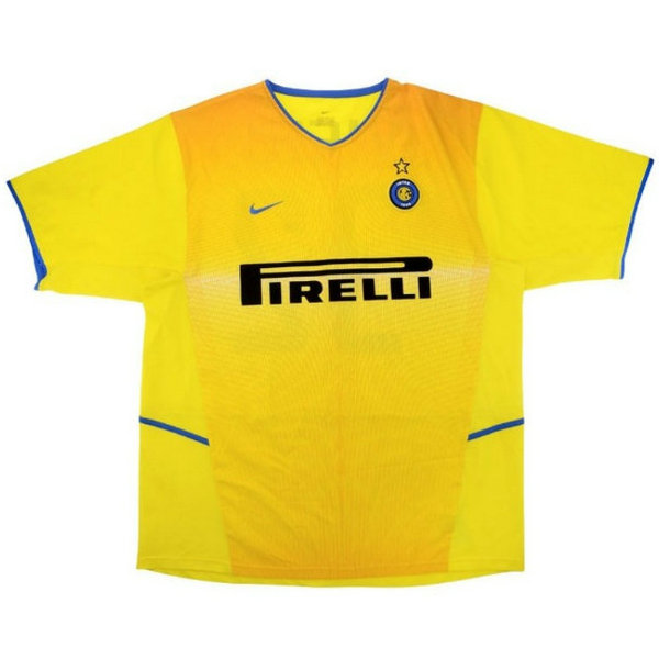 seconda maglia inter 2002-2003 giallo uomo