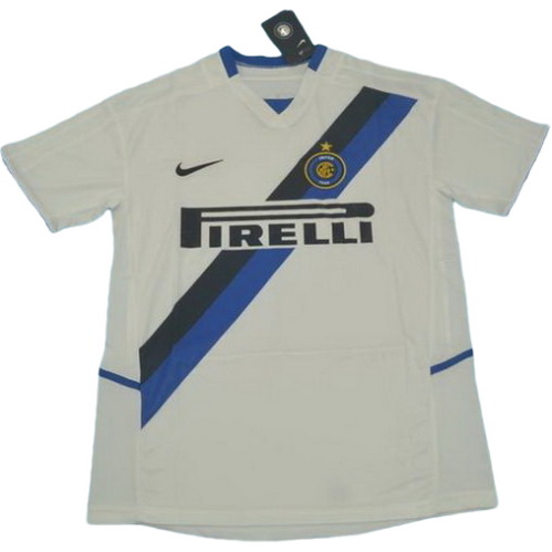 seconda maglia inter 2002 2003 bianco uomo