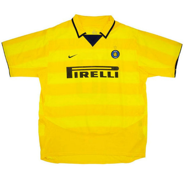 seconda maglia inter 2003-2004 giallo uomo