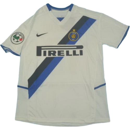 seconda maglia inter lega 2002-2003 bianco uomo