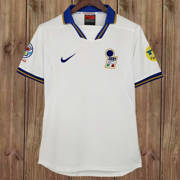 seconda maglia italia 1996 bianco uomo