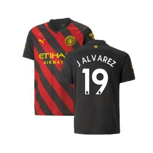 seconda maglia j alvarez 19 manchester city 2022-2023 uomo