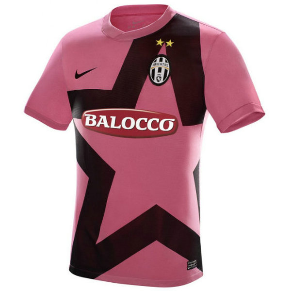 seconda maglia juventus 2011-2012 rosa uomo