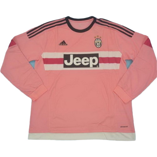 seconda maglia juventus manica lunga 2015-2016 rosa uomo