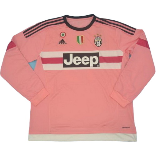 seconda maglia juventus manica lunga lega 2015-2016 rosa uomo