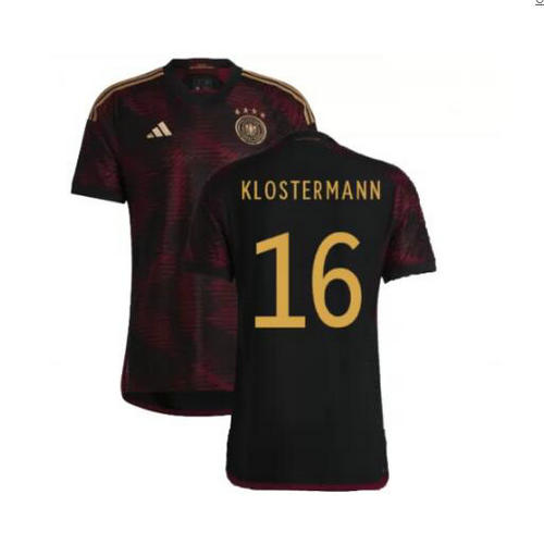 seconda maglia klostermann 16 germania 2022 uomo