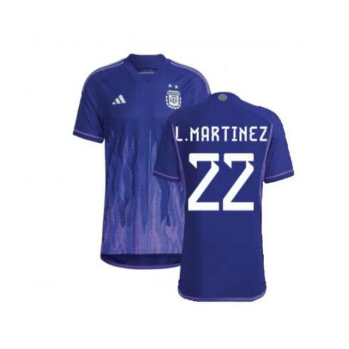 seconda maglia l.martinez 22 argentina 2022 uomo