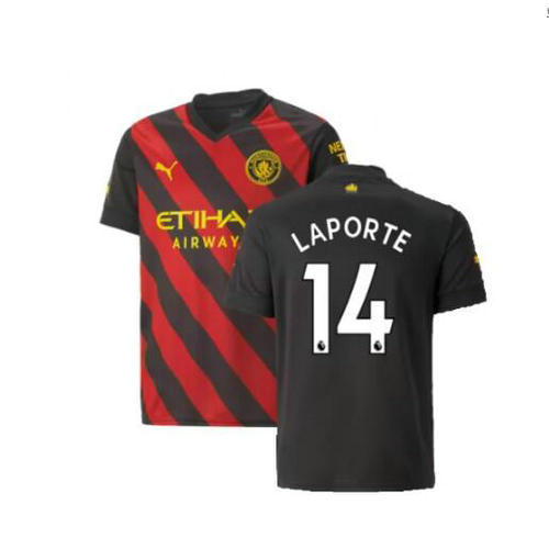 seconda maglia laporte 14 manchester city 2022-2023 uomo