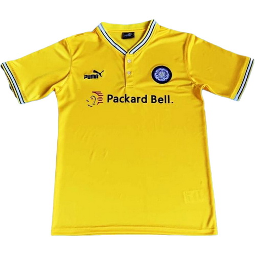 seconda maglia leeds united 2000 giallo uomo