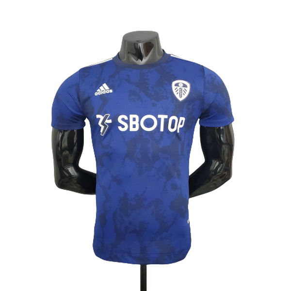 seconda maglia leeds united player 2021 2022 blu uomo