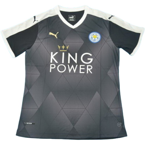 seconda maglia leicester city 2015-2016 nero uomo