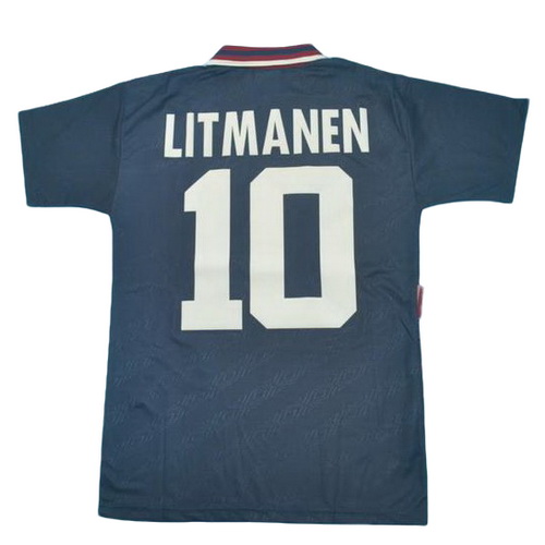 seconda maglia litmanen 10 ajax 1994-1995 blu uomo