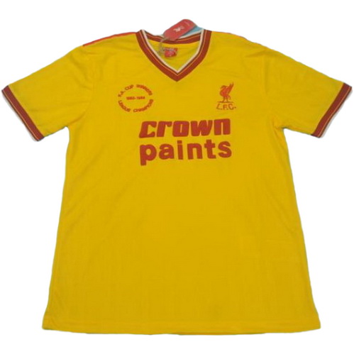 seconda maglia liverpool 1985-1986 giallo uomo