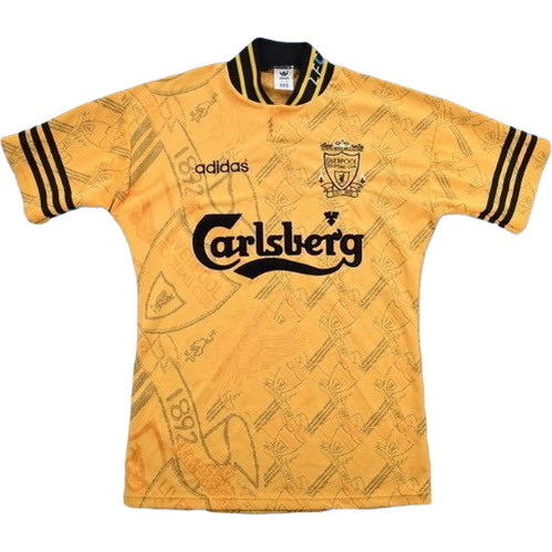 seconda maglia liverpool 1994-1996 giallo uomo