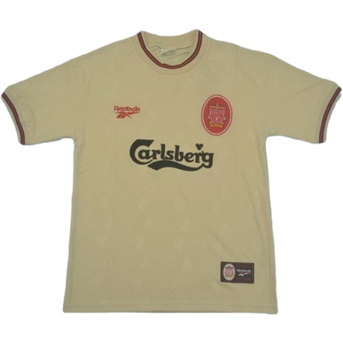 seconda maglia liverpool 1996-1997 giallo uomo