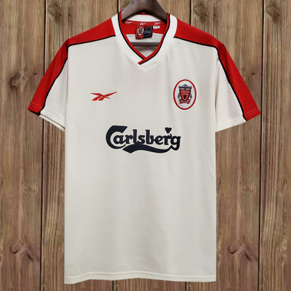 seconda maglia liverpool 1998-2000 bianco uomo