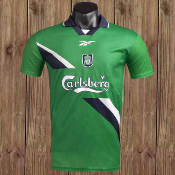 seconda maglia liverpool 1999-2000 verde uomo