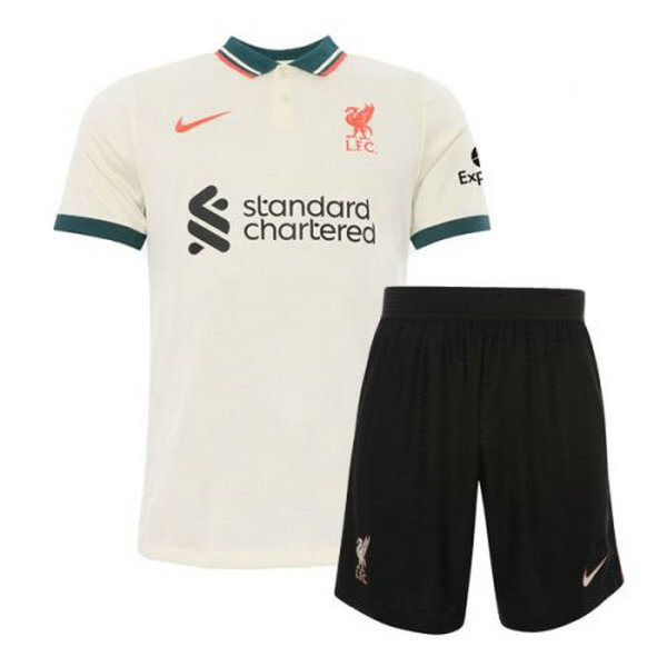 seconda maglia liverpool 2021 2022 giallo bambino