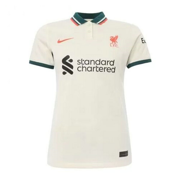 seconda maglia liverpool 2021 2022 giallo donna