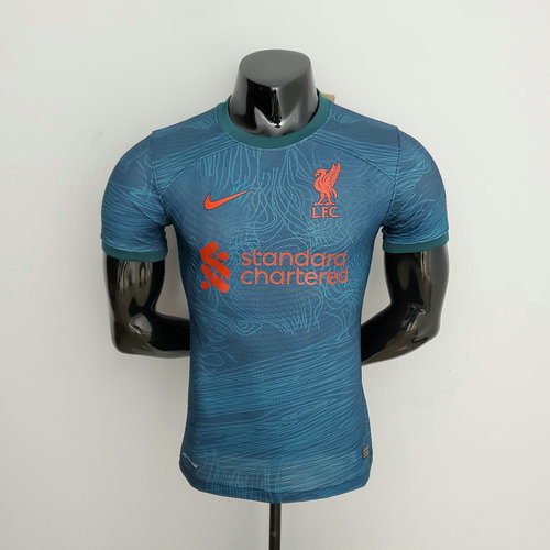 seconda maglia liverpool 2022-2023 player version uomo