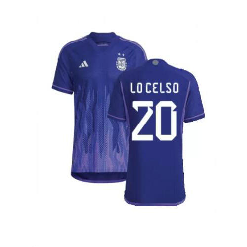 seconda maglia lo celso 20 argentina 2022 uomo