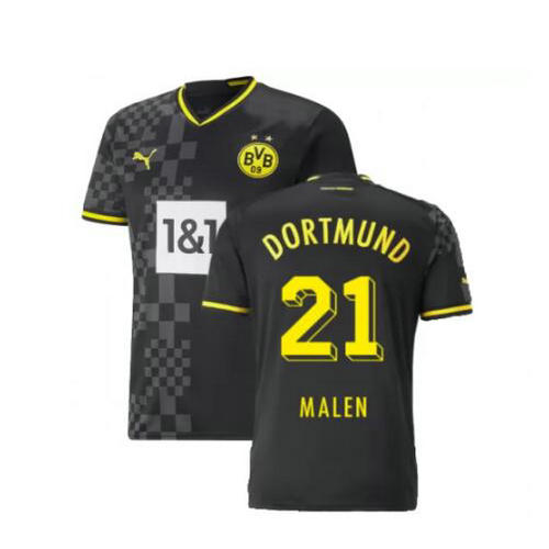 seconda maglia malen 21 borussia dortmund 2022-2023 uomo