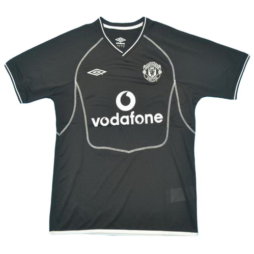 seconda maglia manchester united 2000-2002 nero uomo