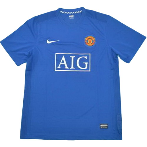 seconda maglia manchester united 2008 2009 blu uomo