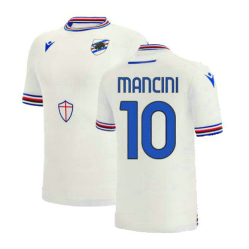 seconda maglia mancini 10 sampdoria 2022-2023 uomo