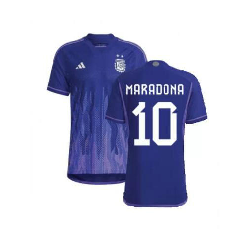 seconda maglia maradona 10 argentina 2022 uomo