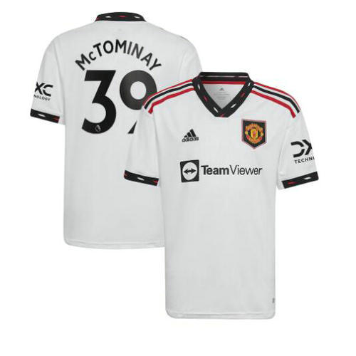 seconda maglia mctominay 39 manchester united 2022-2023 uomo