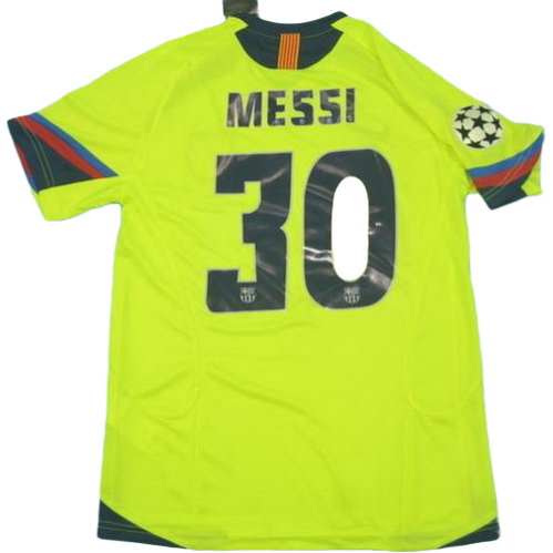 seconda maglia messi 30 barcellona lfp 2005-2006 verde uomo