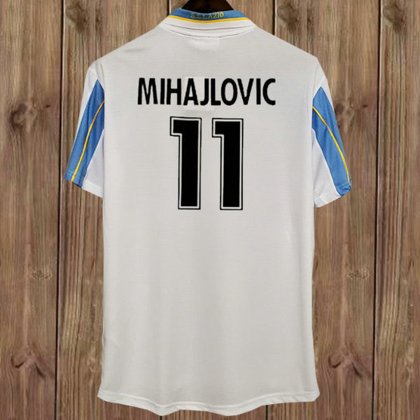 seconda maglia mihajlovic 11 lazio 1999-2000 bianco uomo