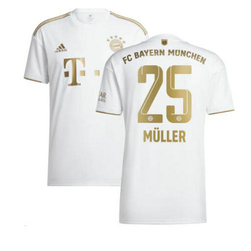 seconda maglia muller 25 bayern münchen 2022-2023 uomo