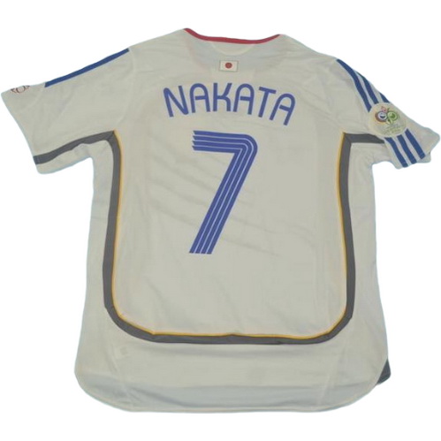 seconda maglia nakata 7 giappone copa mundial 2006 bianco uomo