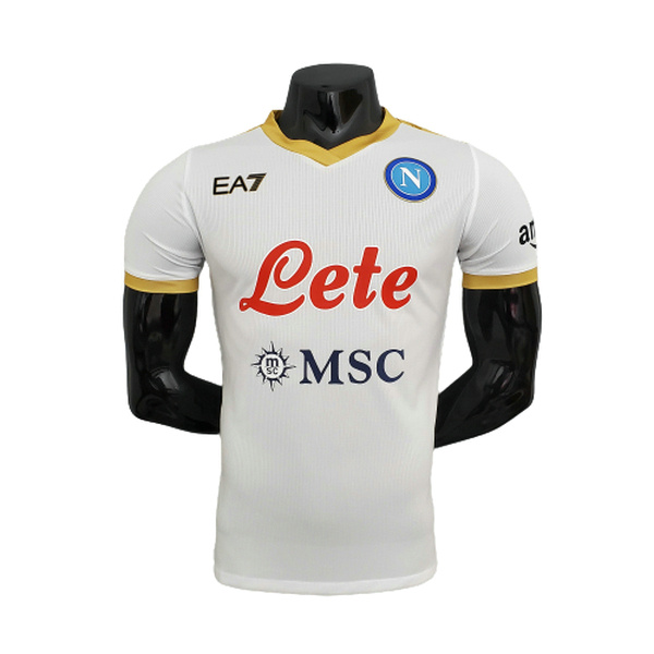 seconda maglia napoli player 2021 2022 bianco uomo