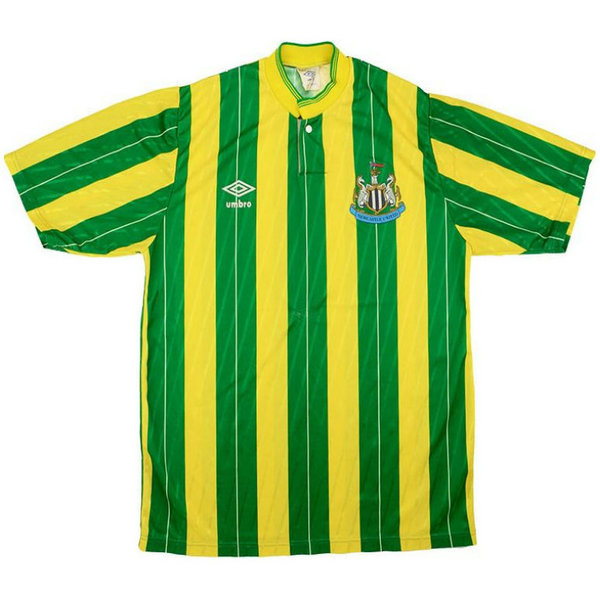 seconda maglia newcastle united 1988-1990 verde uomo