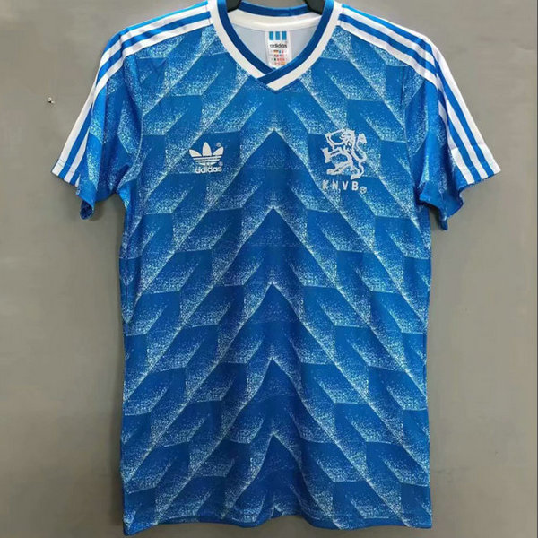 seconda maglia olanda 1988 blu uomo