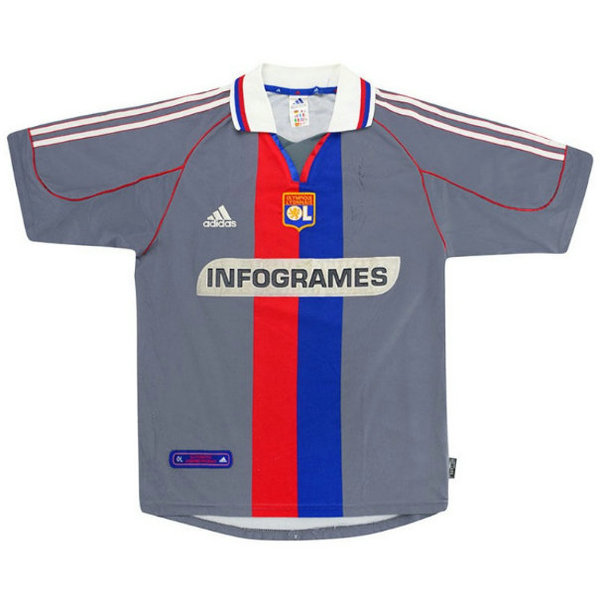 seconda maglia olympique lyon 2000-2001 nero uomo