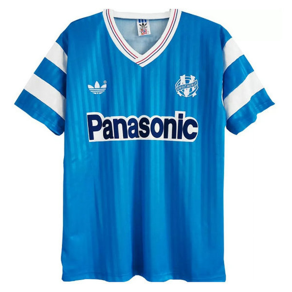 seconda maglia olympique marsiglia 1990-1991 blu uomo