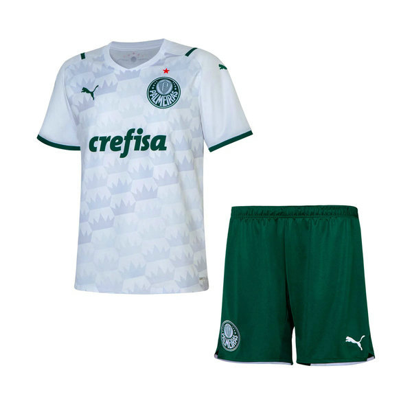 seconda maglia palmeiras 2021 2022 bianco bambino