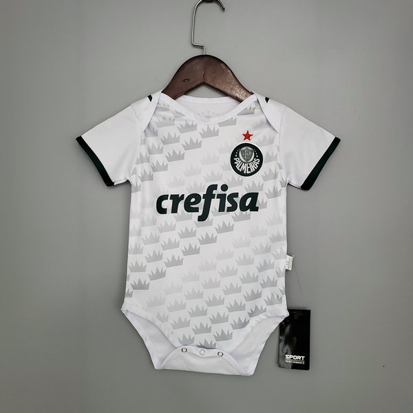 seconda maglia palmeiras 2021 2022 bianco bebè